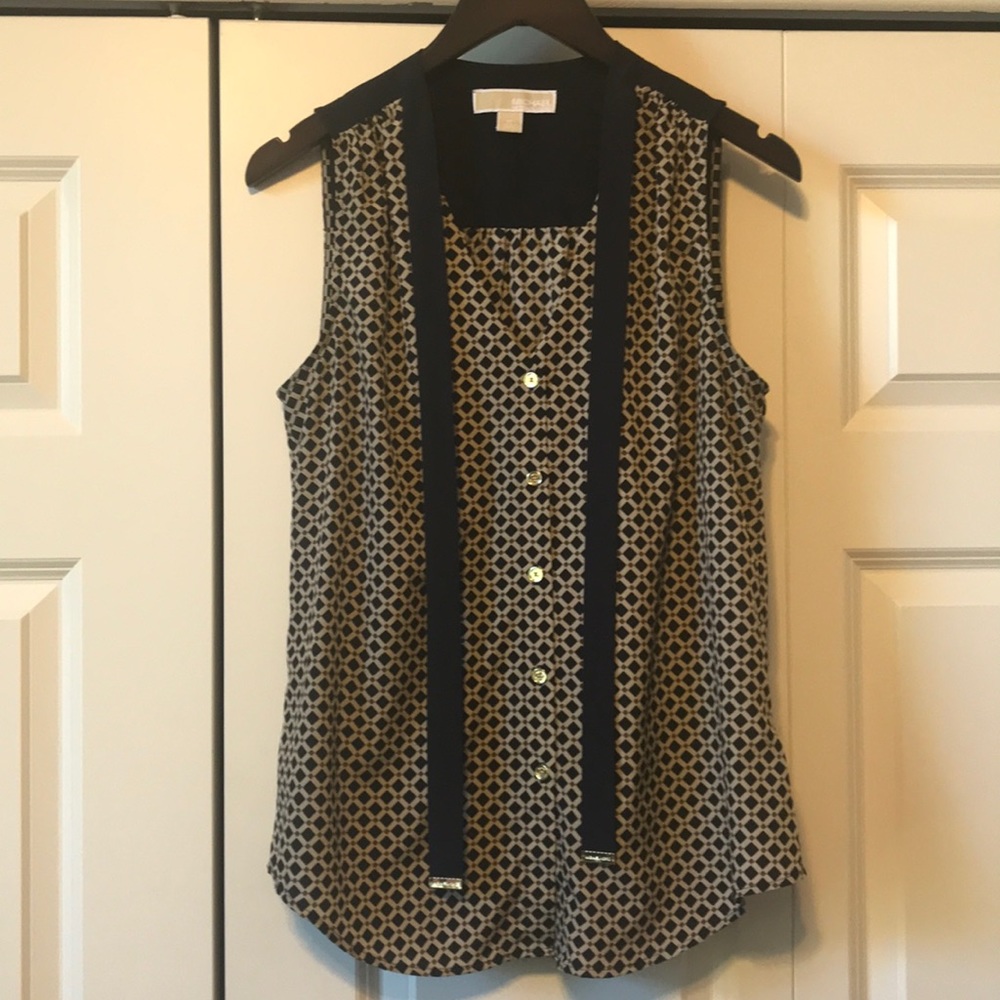 Michael Michael Kors Tie-Neck Top